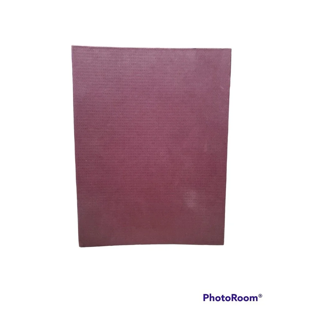Unmarked Unused Maroon Photo Album Holds 4x6 Photos 34 Pages Easily Expandable